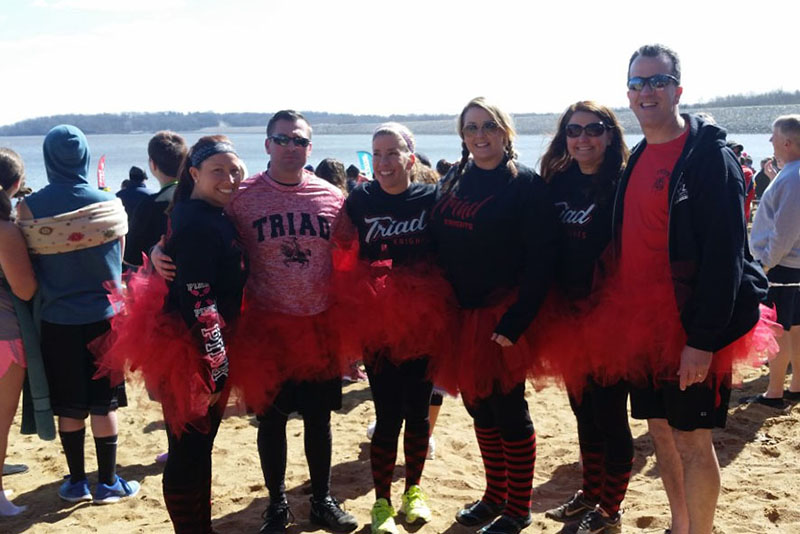 Dr. Massie at Polar Plunge