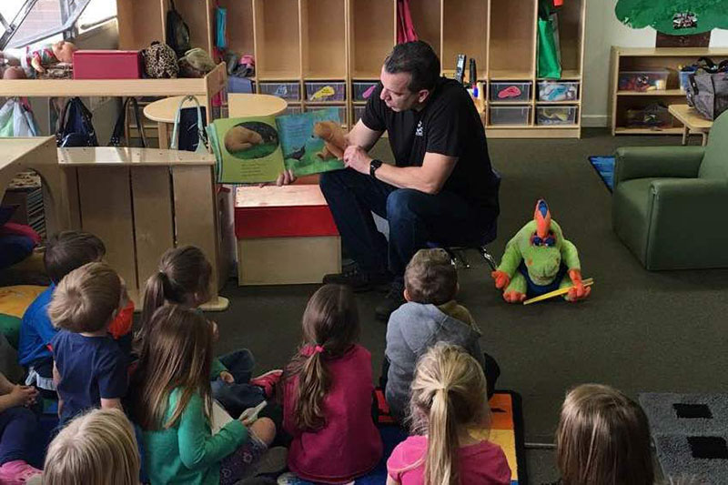 Dr. Massie at Troy Early Childhood Center